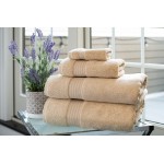 Linger -100% Organic Cotton Turkish Dobby Design Bath Towel Set - Long Staple Cotton - Oeko-Tex Certified - Ultra-Plush Feel, Soft and Absorbent - Spa Day, Every Day!!