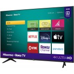 Hisense 50-Inch Class R6090G Roku 4K UHD Smart TV with Alexa Compatibility (50R6090G, 2020 Model)