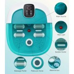 Foot Spa, ESARORA Foot Bath Massager with Heat, Bubbles, Pumice Stone, Medicine Box, Temperature Control, Red Light, Ergonomic Massage Rollers and Acupressure Massage Points, Soothe &amp; Relax Tired Feet