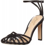 Jewel Badgley Mischka Women's Heatstone Caged Sandal Heeled