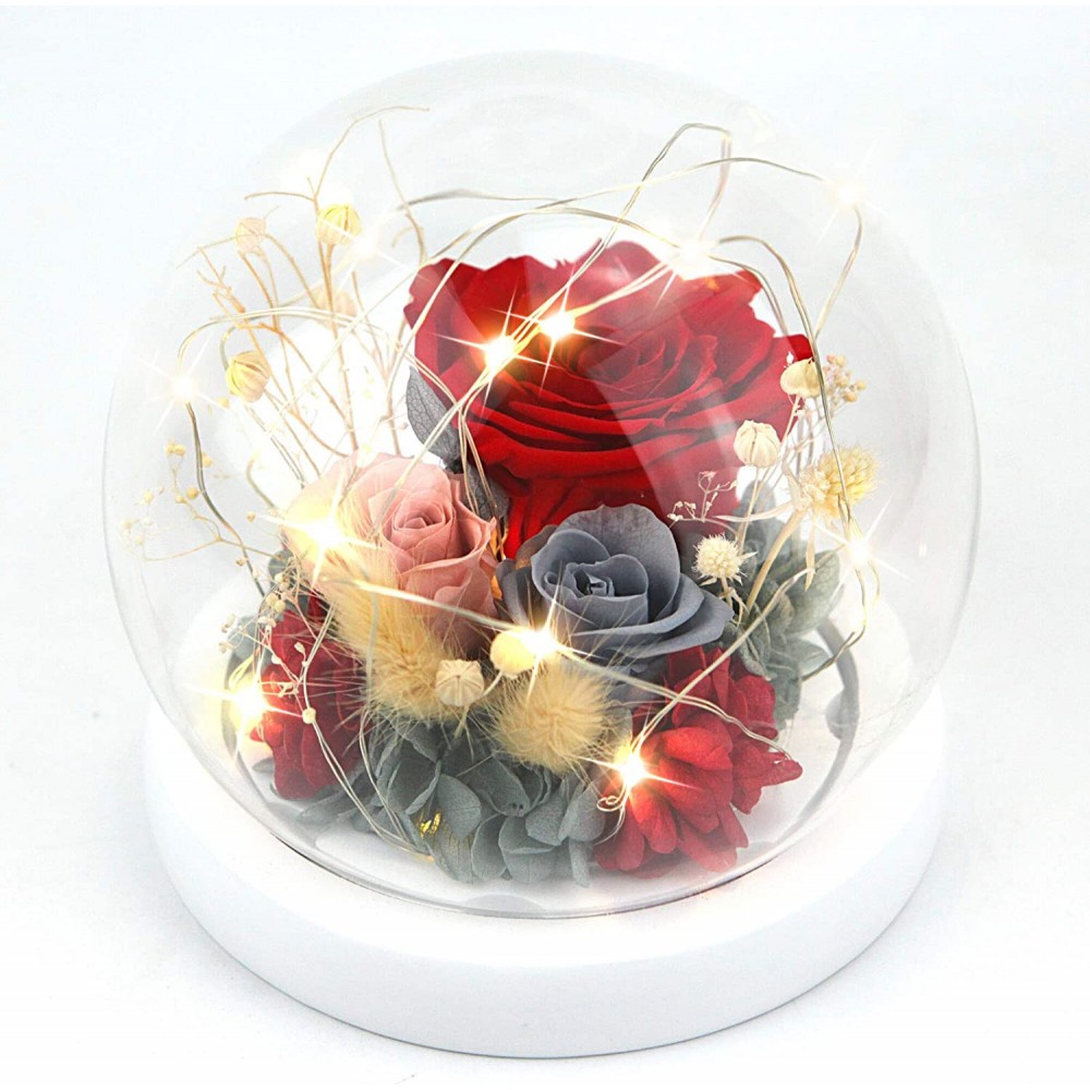 Forever Flowers Preserved Roses Gift for Women Mom Girlfriend Wife