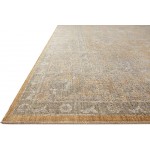 Chris Loves Julia x Loloi Rosemarie ROE-01 Gold / Sand Oriental Area Rug 9&#39;-0&#34; x 12&#39;-0&#34;