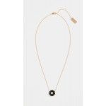 The Marc Jacobs Women&#39;s The Medallion Pendant Necklace, Black, One Size