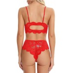 Danmeifu Lingerie for Women Christmas Babydoll Sexy Santa Sleepwear