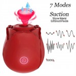 Rose Toy for Women Clitorial Sucking Silicone Pleasure G Spot Vibrator Quiet Powerful with Female Sex Toys fo Coupler