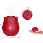 Rose Toy for Women Clitorial Sucking Silicone Pleasure G Spot Vibrator Quiet Powerful with Female Sex Toys fo Coupler