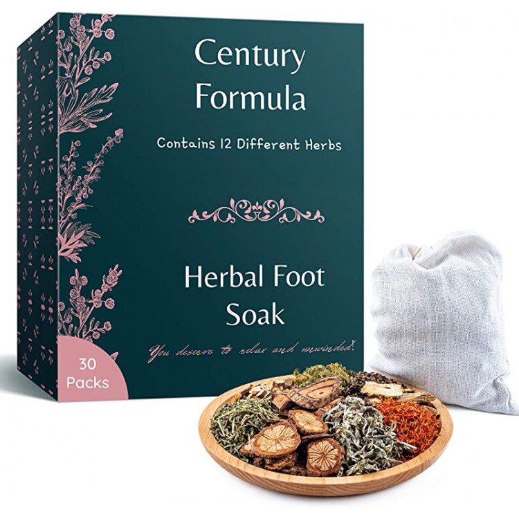 Herbal Detox Foot Soak- Traditional Chinese Medicine Foot Herb Washing Spa Bath Soaking Pack 30 Bag of 12 Flavors