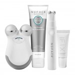 NuFACE Mini + FIX Petite Facial Kit, Mini Device + Hydrating Leave-On Gel Primer, FIX Device + FIX Serum | Devices to Lift Contour Tone Skin + Reduce Look of Wrinkles, 2.6 oz.