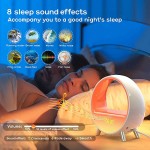 Dekala Arches Alarm Clock White Noise Machine Sunrise Alarm Clock Wake Up Light Light Therapy Lamp Sound Machine Baby for Sleeping Aid Night Light Bluetooth Speaker Desk Lamp Work with Alexa