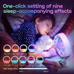 Dekala Arches Alarm Clock White Noise Machine Sunrise Alarm Clock Wake Up Light Light Therapy Lamp Sound Machine Baby for Sleeping Aid Night Light Bluetooth Speaker Desk Lamp Work with Alexa