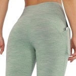 ODODOSWomen&#39;s 7/8 Side Pocket Yoga Leggings, High Waisted Workout Leggings 25&#34; Inseam