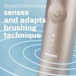 Philips Sonicare 9900 Prestige Rechargeable Electric Toothbrush with SenseIQ, Champagne