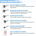 Body shaping machine Face & Body Massager Multifunctional machine for Home Salon Use 110V