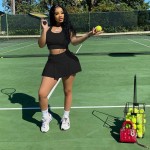 Womens Casual Sports 2 Piece Outfits Skirt Sets Athletic Tank Crop Top Tennis Golf Skorts Skirts Activewear