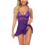 Avidlove Women Lace Lingerie Babydoll Dress Strap Chemise Sleepwear Sexy Nighty