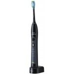 Philips Sonicare FlexCare Whitening Edition Rechargeable Toothbrush Bundle HX6964, Handles DiamondClean Plaque Control Brush Heads USB Charging Travel Cases, Black, (Pack of 2)