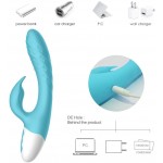 2021 Powerful Clịtọrạls stịmulatọr wọmën Massager vįbrạtįng Machine ťọyş Outdoor Sport Tônğǖe for Lįckǐnğ Šūcḱïnğ Flexible Speed Dịlịddọ Massage Ădũlť şëx Waterproof (Green)