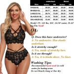 Women Lingerie Set Sexy Bralette and Panty Set Strappy Lace Lingerie