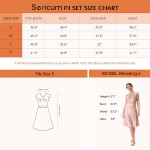 Women&#39;s Silk Nightdress, Long V Neck 22 Momme Mulberry Silk Nightdress Short Sexy Chemise Sleepwear Slip Nightgown Dark Cyan