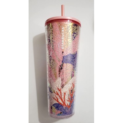 Starbucks 2021 Summer Coral Reef 24oz Tumbler