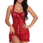 sexy lingerie for women naughty for sex HGSDKECFSLingerie Sexy Women&#39;s Erotic Chemises &amp;Amp; Negligees Women Sexy Suspenders Lace Sleepwear Sexy Bow Tie Lingerie Strap Chemise Transparent Nightdress w