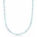 Ross-Simons 45.00 ct. t.w. Aquamarine Bead Necklace in 14kt Yellow Gold With Magnetic Clasp