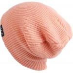 Lvaiz Winter Knitted Beanie Hats for Women Stretchy Soft Thin Cap Mens Slouchy Warm Cable Hat