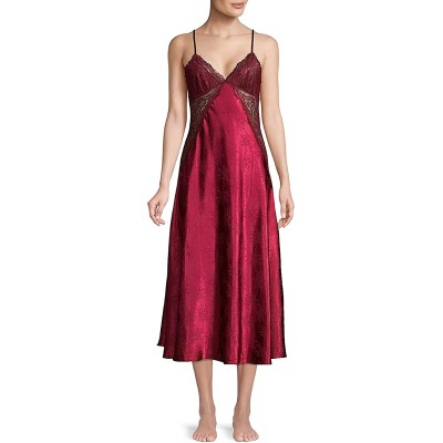 In Bloom by Jonquil Olivia Nightgown Large Burgundy