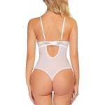 Avidlove Sexy Lingerie for Women Exotic Sleepwear and Snap Crotch Bodysuit Lace Teddy Lingerie One Piece