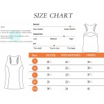 RUNNING GIRL Yoga Tank Tops for Women Built in Bra, Workout Cropped Athletic Shirts Plus Size Activewear