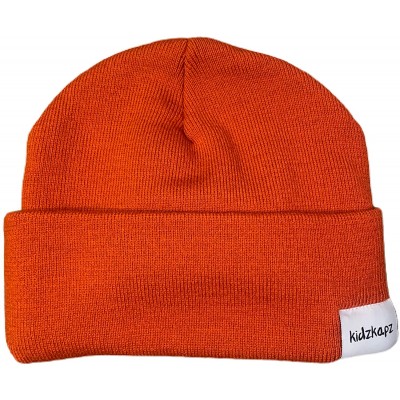 KidzKapz Burnt Orange Beanie Cap (Bonfirez)