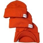 KidzKapz Burnt Orange Beanie Cap (Bonfirez)