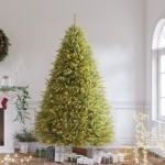 HEAO 7.5ft Pre-Lit Artificial Holiday Christmas Tree w/ 2950 Branch Tips/ 400 UL Light , Metal Hinges &amp; Base for Home, Office, Party Decoration