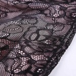 Christmas Sexy Lingerie,Women&#39;s Sexy Black Lace Cup Lingerie Set Babydoll Nightwear V-Neck Halter Chemises Dress See-Throug